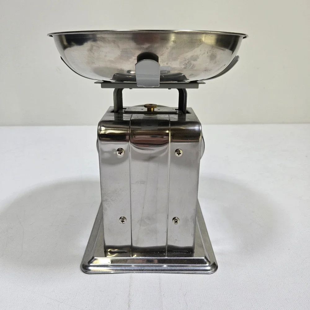 Taylor Kitchen Scale Mechanical 11lb 5kg Silver Stainless Steel Model 3710-21